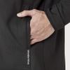 WonderWink Mens Fleece Full-Zip Jacket, Black, X-Small US view 3