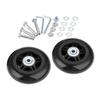 F-ber Luggage Suitcase Wheels Replacement Kit OD 80mm x 24mm/3.15"*0.94" w/abec 608zz skate Inline Outdoor Skate Replacement Wheels, Set of (2) (OD:80 W:24 ID:6 Axles:35/40mm) view 1
