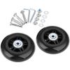 F-ber Luggage Suitcase Wheels Replacement Kit OD 80mm x 24mm/3.15"*0.94" w/abec 608zz skate Inline Outdoor Skate Replacement Wheels, Set of (2) (OD:80 W:24 ID:6 Axles:35/40mm) view 2