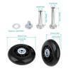 F-ber Luggage Suitcase Wheels Replacement Kit OD 80mm x 24mm/3.15"*0.94" w/abec 608zz skate Inline Outdoor Skate Replacement Wheels, Set of (2) (OD:80 W:24 ID:6 Axles:35/40mm) view 3