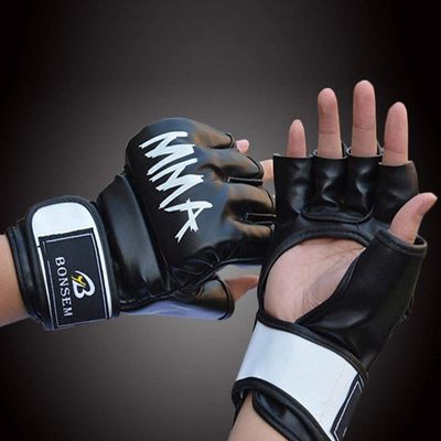 FNS MERCHANDISE Boxing Gloves Soft PU Half Finger