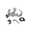 Archery Release Aid Fully Automatic Aluminum Alloy 3 or 4 Finger Release Aid Stainless Steel Release Aid Left or Right Hand for Compound Bow Hunting Shooting Target Trigger (Gray) view 2