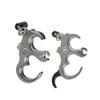 Archery Release Aid Fully Automatic Aluminum Alloy 3 or 4 Finger Release Aid Stainless Steel Release Aid Left or Right Hand for Compound Bow Hunting Shooting Target Trigger (Gray) view 4
