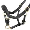Rambo Micklem Leather Halter Pony Black view 4