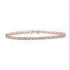 PAVOI 14K Rose Gold Plated Tennis Bracelets for Women - 3mm Cubic Zirconia Classic Gold Tennis Bracelets for Women and Men - Trendy CZ Jewelry Gifts - Size 6.5 Inches view 1