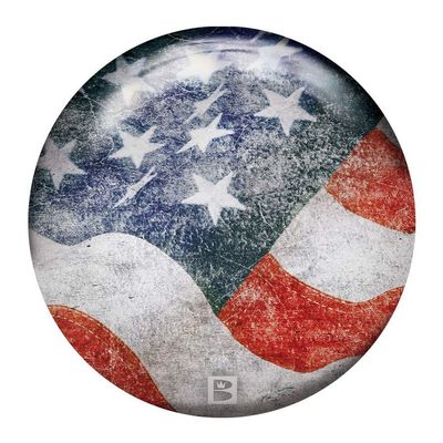 Brunswick Stars and Stripes PRE-DRILLED Viz-A-Ball Bowling Ball 15lbs