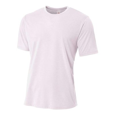 A4 Sportswear Adult 2XL White Polyester Tee