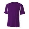 A4 Sportswear Adult XL Purple/White Cooling Tee view 1