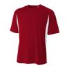 A4 Sportswear Adult Large Cardinal/White Cooling Tee view 1
