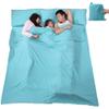 V VILISUN Sleeping Bag Liner, Lightweight Portable, Soft Travel and Camping Sheet, with Compact and Carry Bag, for Travel, Hotel view 1