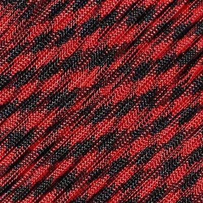 RedVex Paracord Cobra Neck Lanyard with Safety Break-Away and Adjuster - ABS Clip - Choose your color and size-Red and Black-18
