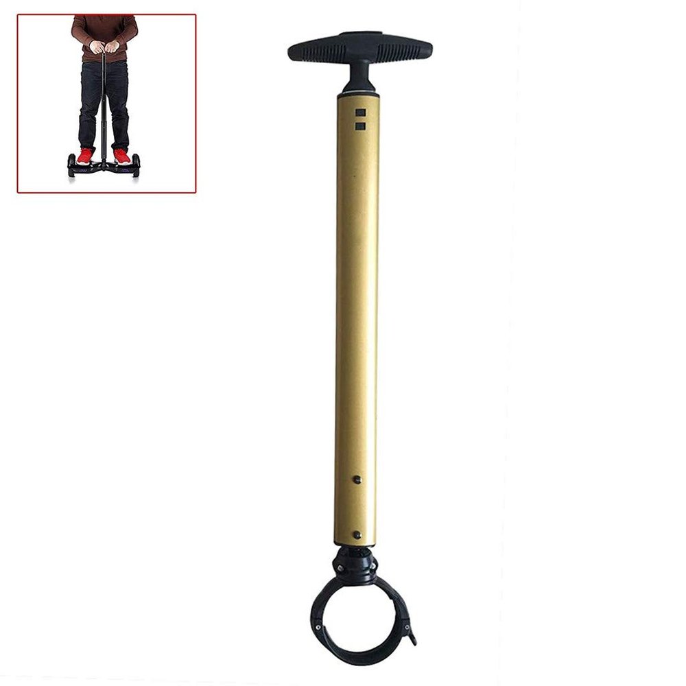 Balance Scooter Handlebar for Scooter Beginners Electric Hoverboard Holder (Gold)