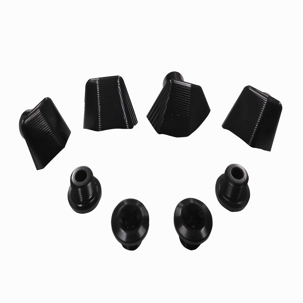 absoluteBLACK Road Bolt Covers Black, Ultegra 8000