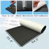 CHURERSHINING Boat Flooring Mat EVA Foam Boat Decking Marine Carpet Faux Teak Sea Decking Mat Non-Slip Self-Adhesive Flooring Material for Pontoon Yacht Surfboard Swim Platform RV Floor 94" x 35" view 2
