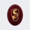 SG Test Cricket Leather Ball - red Standard Size view 2