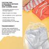 APQ Supply Clear Drawstring Bag, 10 x 14 Inches. Pack of 50 Clear Plastic Drawstring Bags. 2 Mil PE Travel Bags for Shoes, Cosmetics, Toiletries. Waterproof Transparent Draw String Bag view 4