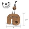 Hide & Drink, Archery Finger Tab, Protect Guard for Recurve Bows, Finger Protector, Shooting Practice Gear Sports & Outdoors, Full Grain Leather, Handmade, Single Malt Mahogany view 4