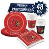 Louisville Cardinals Party Supplies 48 Pieces Officially Licensed University Set: 16 oz. Plastic Beverage Cups, 9" Paper Plates, Luncheon Napkins, Complete Party Supplies 16 Guests by Westrick view 1