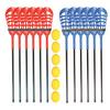 Palos Sports The Zone - 2-N-1 Lacrosse Set, Set of 12 Sticks and 6 Balls, Aluminum shafts, for PE Class and Park Districts view 1