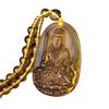 Yunhao8 Bead Chain Necklace Citrine Pendant Ethnic Women Fine Jewelry Wedding Bijoux Buddha Lucky Natural Crystal Accessories Men (3) view 1