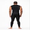 DEVOPS 3 Pack Men's Athletic Compression Mesh Sleeveless Shirts (Large, Black/Blue/White) view 3