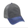 Adams Pigment-Dyed Twill & Mesh 5 Panel Trucker Cap OS CHRCL/ ROYL/ GRY view 1