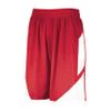 Augusta Sportswear Youth Step-Back Basketball Shorts, Red/White, S view 1