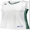 Russell Athletic Ladies Legacy Basketball Jersey White/Dark Green XL