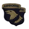 101st Airborne New OCP Patch and Airborne Tab Sewn Together W/Hook Fastener (Pair) view 1