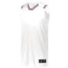 Holloway Sportswear Boys Retro Basketball Jersey S White/Maroon view 1
