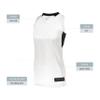 Augusta Sportswear Womens Step-Back Basketball Jersey, White/Black, 2XL view 4