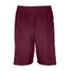 Augusta Sportswear Youth Step-Back Basketball Shorts, Maroon/White, S view 3