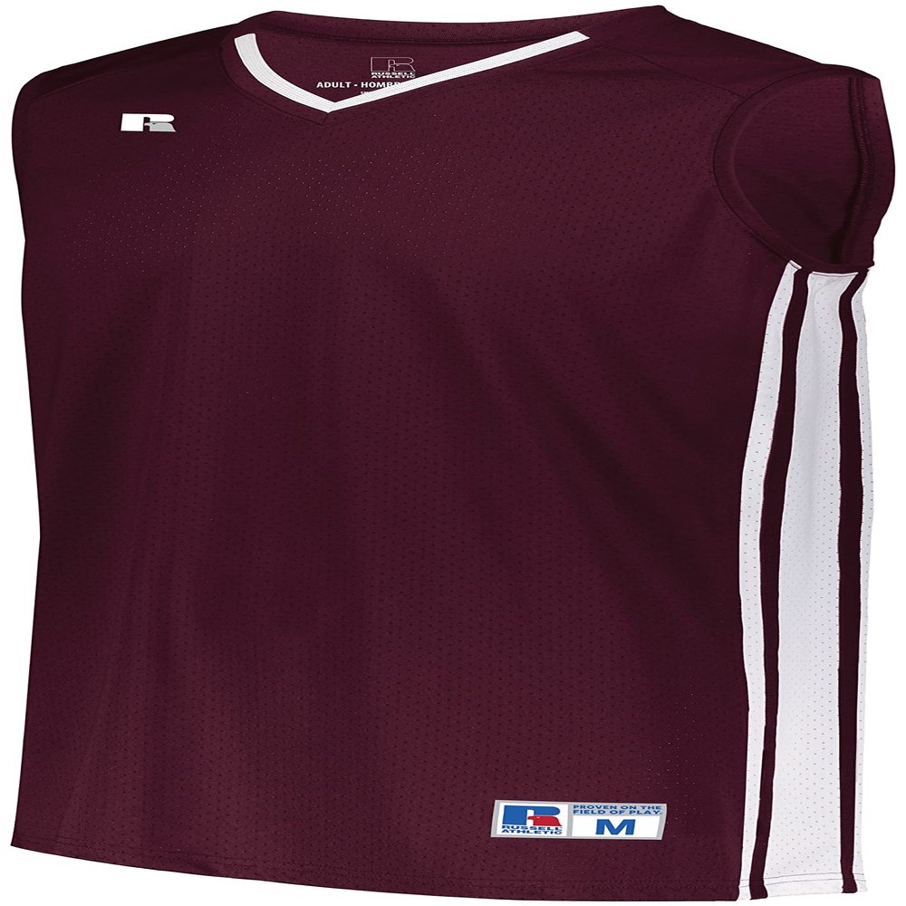 Youth Legacy Basketball Jersey Maroon/White S