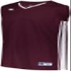 Youth Legacy Basketball Jersey Maroon/White S