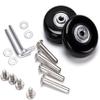 F-ber Luggage Suitcase Wheels Replacement Kit 45mm x 18mm with ABEC 608zz Inline Outdoor Skate, One Set of (2) Wheels (OD:45 W:18 ID:6 Axles:30 & 35mm) view 2