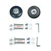 F-ber Suitcase Luggage Wheels Replacement Kit OD60mm Wheels ABEC 608zz Skate Inline Outdoor Skate Replacement Multiple Sizes, Set of 2 (OD:60 W:18 ID:6 Axles: 30 & 35) view 2