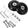 F-ber Suitcase Luggage Wheels Replacement Kit OD60mm Wheels ABEC 608zz Skate Inline Outdoor Skate Replacement Multiple Sizes, Set of 2 (OD:60 W:18 ID:6 Axles: 30 & 35) view 4