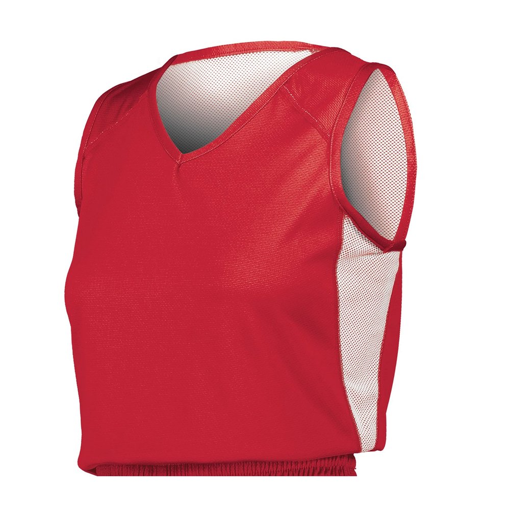 Russell Athletic Ladies Undivided Single Ply Reversible Jersey True Red/White XL