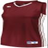 Russell Athletic Ladies Legacy Basketball Jersey Cardinal/White M view 1