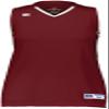 Russell Athletic Ladies Legacy Basketball Jersey Cardinal/White M view 2