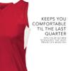 Augusta Sportswear Womens Step-Back Basketball Jersey, Red/White, M view 4
