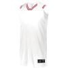 Holloway Sportswear Boys Retro Basketball Jersey M White/Scarlet view 1
