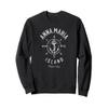 Anna Maria Island Florida Compass Souvenir Sweatshirt, Adult Unisex, Black, Large view 1