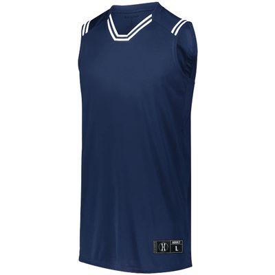Holloway Sportswear Boys Retro Basketball Jersey S Navy/White