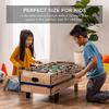 Home Family Party Competition Game Kids Adult Air Powered Hockey Billiards Table Tennis Football Game 4 in 1 Multi Game Swivel Table view 2