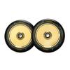 Graviti 1 Pair Pro Stunt Scooter Wheel 120mm Hollow Wheels with Abec 9 Bearings for MGP/Razor/Lucky/Envy/Vokul Scooter (2pcs) (Black PU Gold Core). view 1