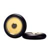 Graviti 1 Pair Pro Stunt Scooter Wheel 120mm Hollow Wheels with Abec 9 Bearings for MGP/Razor/Lucky/Envy/Vokul Scooter (2pcs) (Black PU Gold Core). view 3