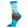 ooohyeah Women's Crew Funny Novelty Socks, Alcatraz Gifts and Souvenirs, Shoe Size 5-10 view 3