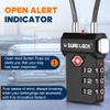SURE LOCK TSA Approved Cable Luggage Lock TSA Locks for Luggage with Visual Inspection Indicator, Resettable 3-Digit Combination, Zinc Alloy Body for Suitcases, Backpacks, Gym Lockers(Black 6 Pack) view 4