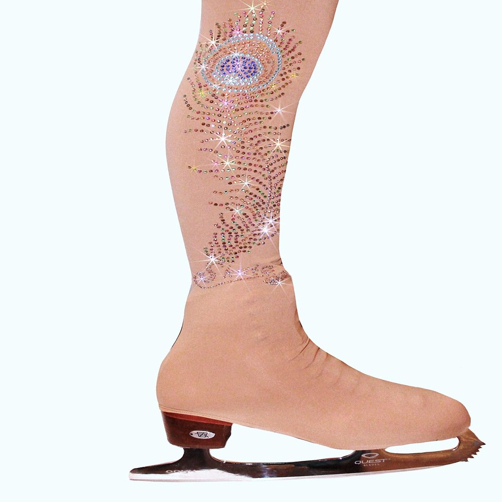 Ice Skating Over The Boot Tights (Peacock, Adult M/L)